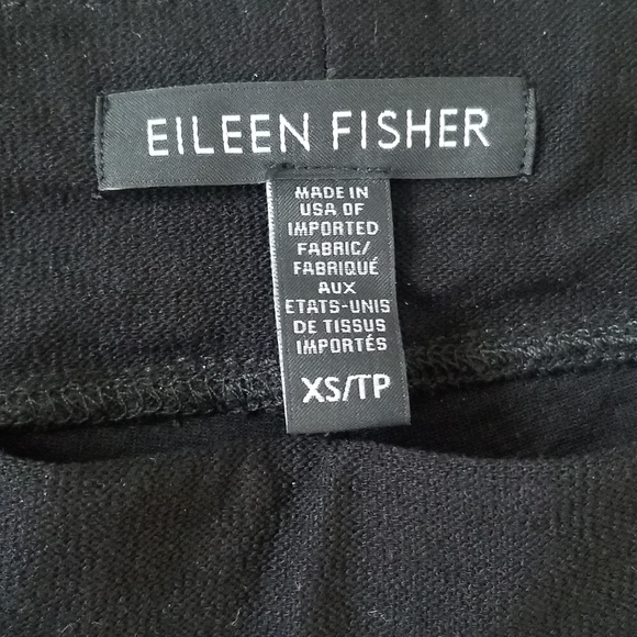 Eileen Fisher strech black trousers - Picture 4 of 12
